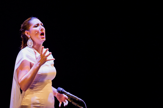 Marina Heredia en la Bienal de Sevilla 2016. Foto: La Bienal de Sevilla'