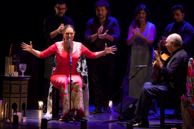 Espectáculo de Marina Heredia en la Bienal de Flamenco'